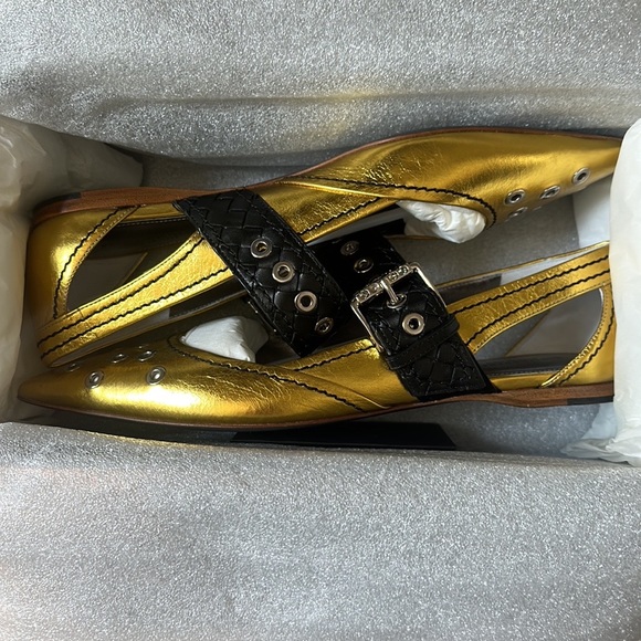 NIB Bottega Veneta Mary Jane Ballet Flats size 39 - Picture 7 of 9